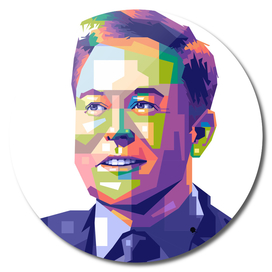 Elon Musk Pop Art