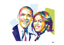Barack and Michelle Obama WPAP