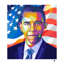 Barack Obama WPAP Pop Art