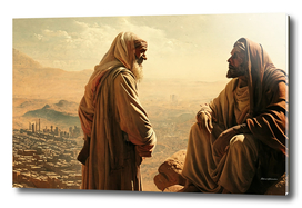Quem conversou com Abraão?