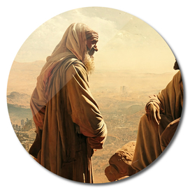 Quem conversou com Abraão?