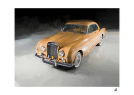 Bentley 1956 in watercolor