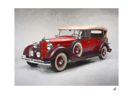Packard in watercolor