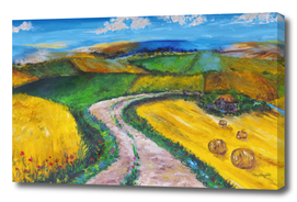 Countryside Hand painting