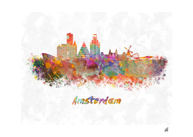 amsterdam skyline