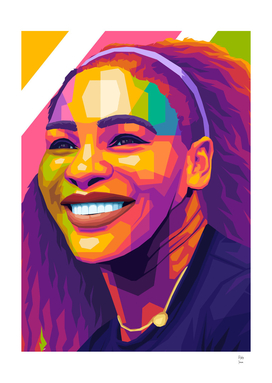 Serena Williams Pop art Artwork
