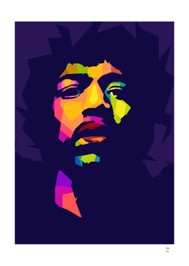 Jimi Hendrix Artwork Pop art