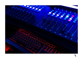 mixer console audio mixer studio