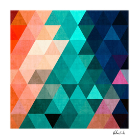 Colorful triangles pattern 6