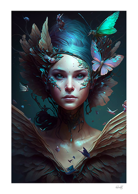 Butterfly queen fairy