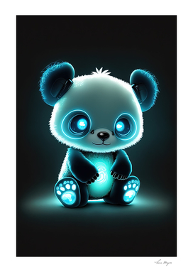 Cute Neon Panda
