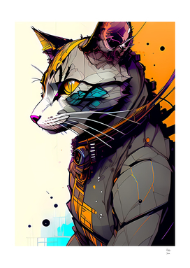 Cyber Cat Artwork