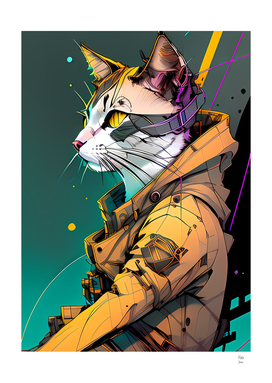 Cyber Cat Army Artwork