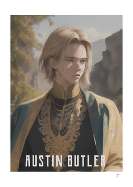 Austin Butler as Anime Character