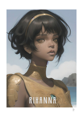 Rihanna as Anime Character