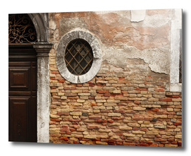 La parete con la finestra a Venezia - Italia