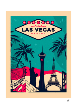 Las Vegas poster vintage