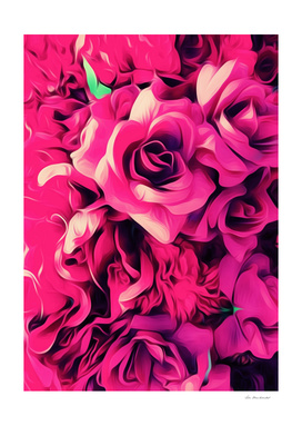 pink roses texture background
