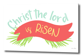 7172CHRIST the Lord is risen. Christian symbols