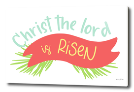 7172CHRIST the Lord is risen. Christian symbols