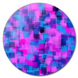 pink purple and blue square pattern