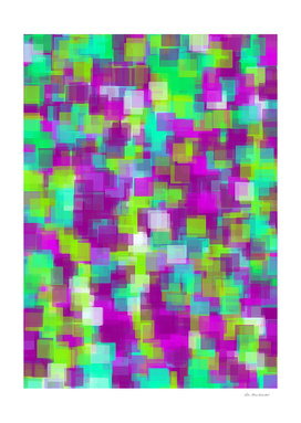 green and purple square pattern abstract