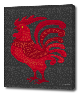 Red Fire Chicken Year