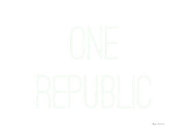 one republic