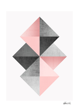 Gray and pink geometry 02