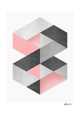 Gray and pink geometry 01