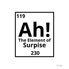 Ah! The element of surprise!