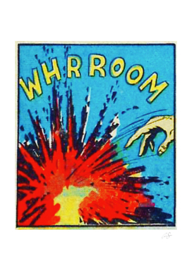 Explosion comic book scene | vintage aesthetic