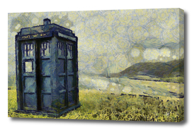 Doctor Who TARDIS artwork Vincent van Gogh The Doctor