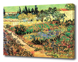 flowers Vincent van Gogh Flowering Garden with Path