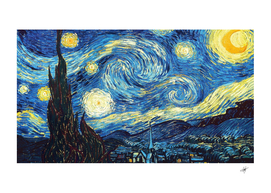 Starry Night painting artwork Vincent van Gogh