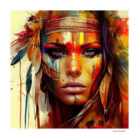 Powerful American Native Woman #6