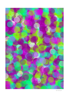 psychedelic circle pattern abstract in purple green blue