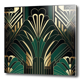 Emerald Glam Art Deco I