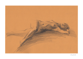 Nude Woman Bodyscape sketch