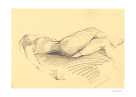 Beautiful Naked Woman Erotic Art Nude painting