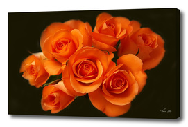 Bouqet orange roses