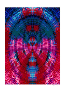 red pink purple and blue circle plaid pattern abstract