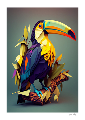 Toucan - Low Poly