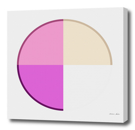 Abstract Circle pink