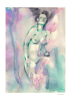 ART-413-Abstract Nude Woman Bodyscape
