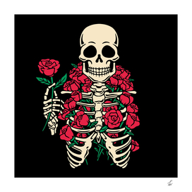 Romantic Rose Skeleton