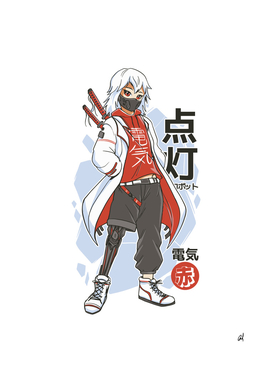 anime character Techwear