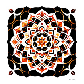 Mandala Boho colors tribal style zen