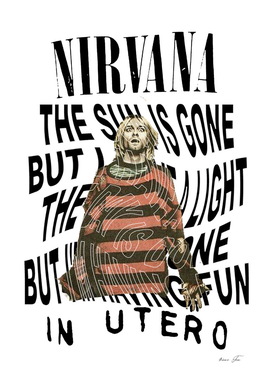Nirvana Kurt Cobain in Utero