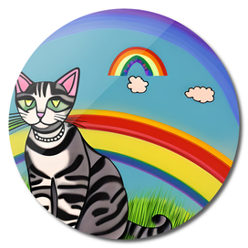 Cat and Rainbow
